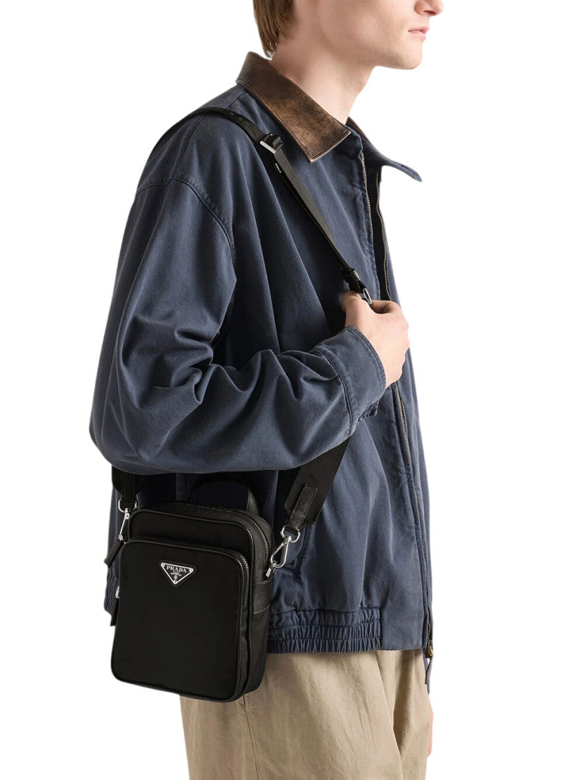 Black Logo Mini Crossbody Bag 5