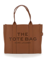 Brown The Top Zip Large Tote 1