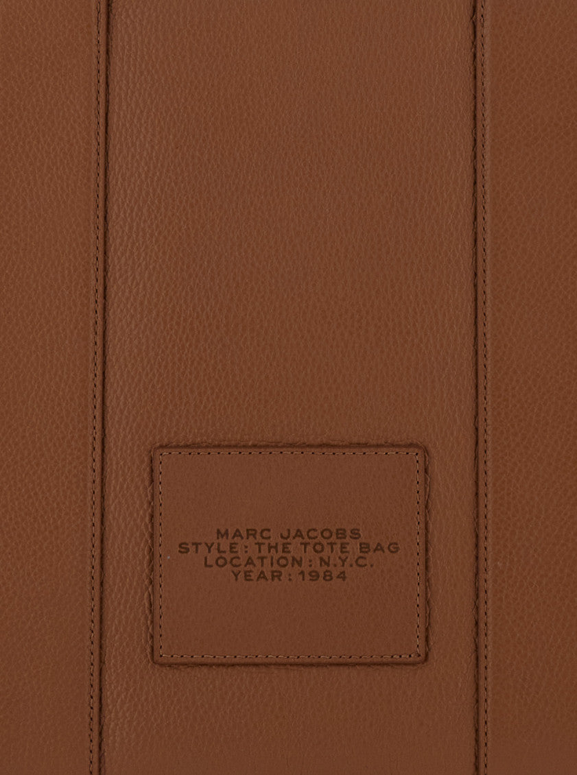Brown The Top Zip Large Tote 3