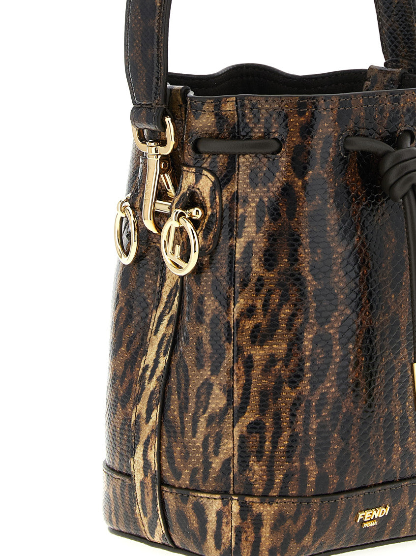 Brown Mon Tresor Bucket Bag 3