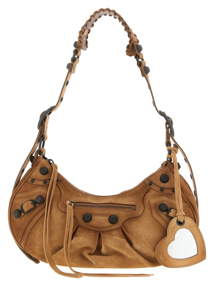 Brown Le Cagole Small Shoulder Bag 1
