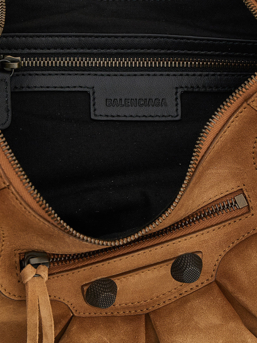 Brown Le Cagole Small Shoulder Bag 4