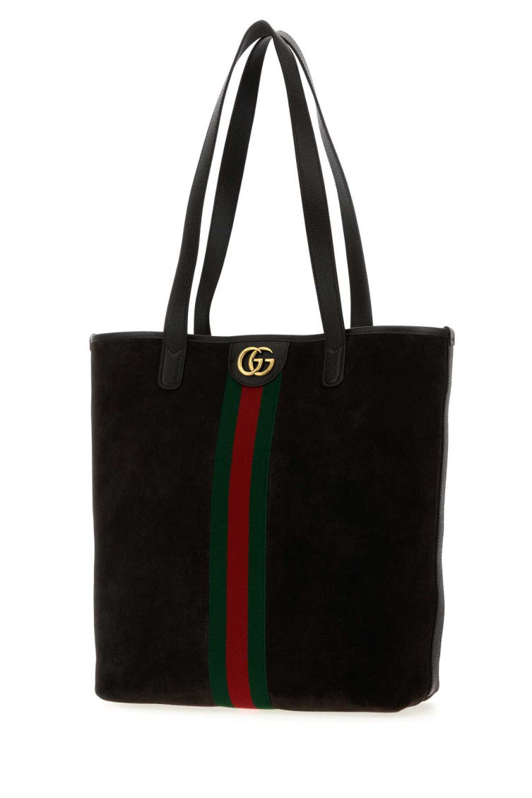 Dark Brown Ophidia medium tote 2