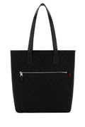Black Gg Top Zip Medium Tote 1