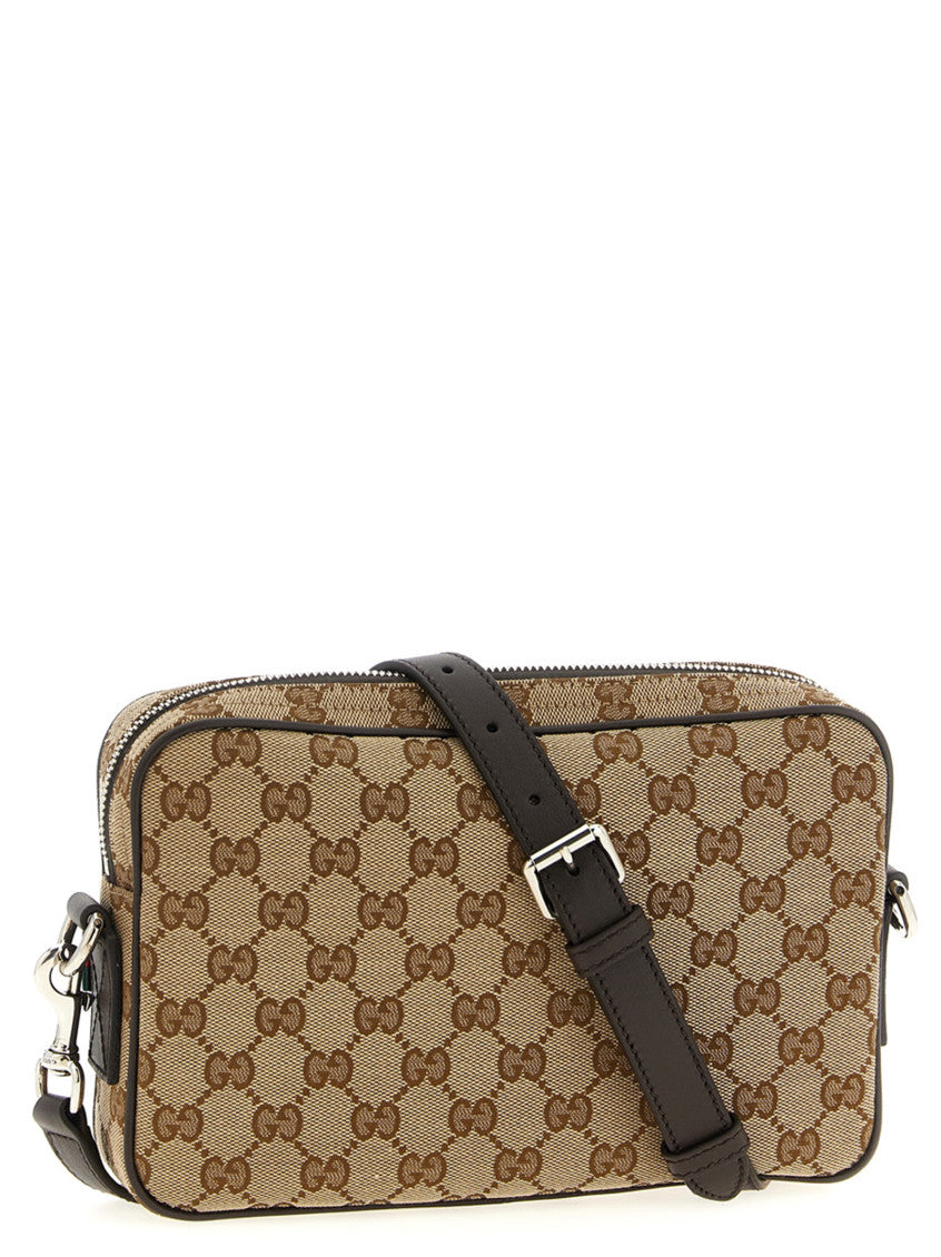 Beige GG Small Crossbody Bag 2