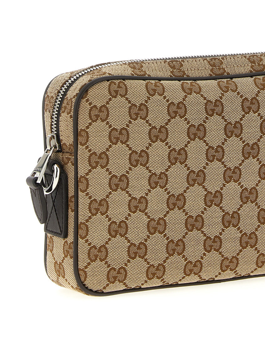 Beige GG Small Crossbody Bag 3