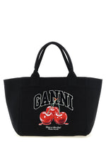Black Medium Cherry Tote 1