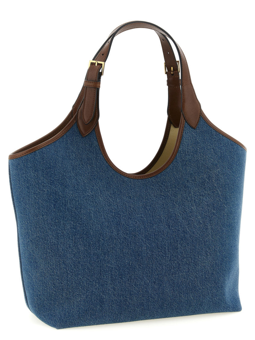 Denim La Medusa Tote 2