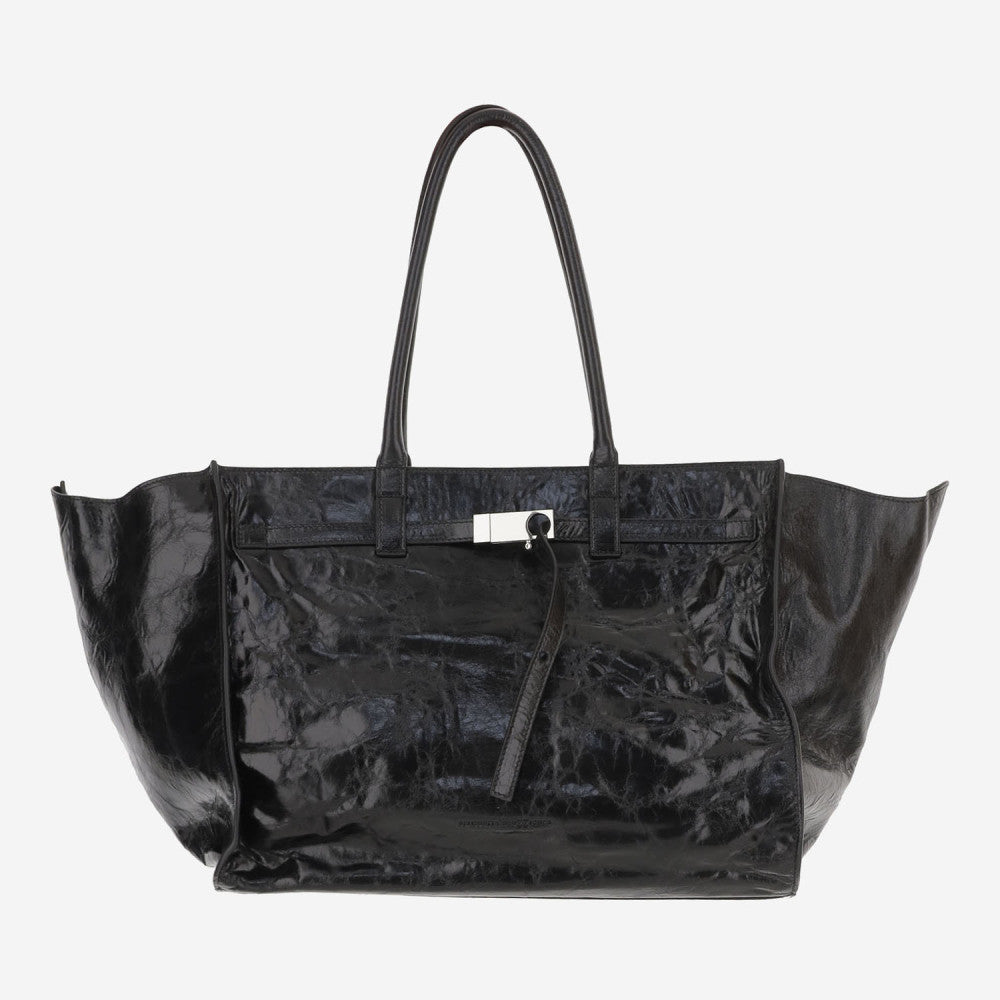 Black La Petite Top Zip Tote 1