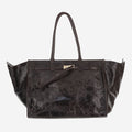 Dark Brown La Petite Top Zip Tote 1