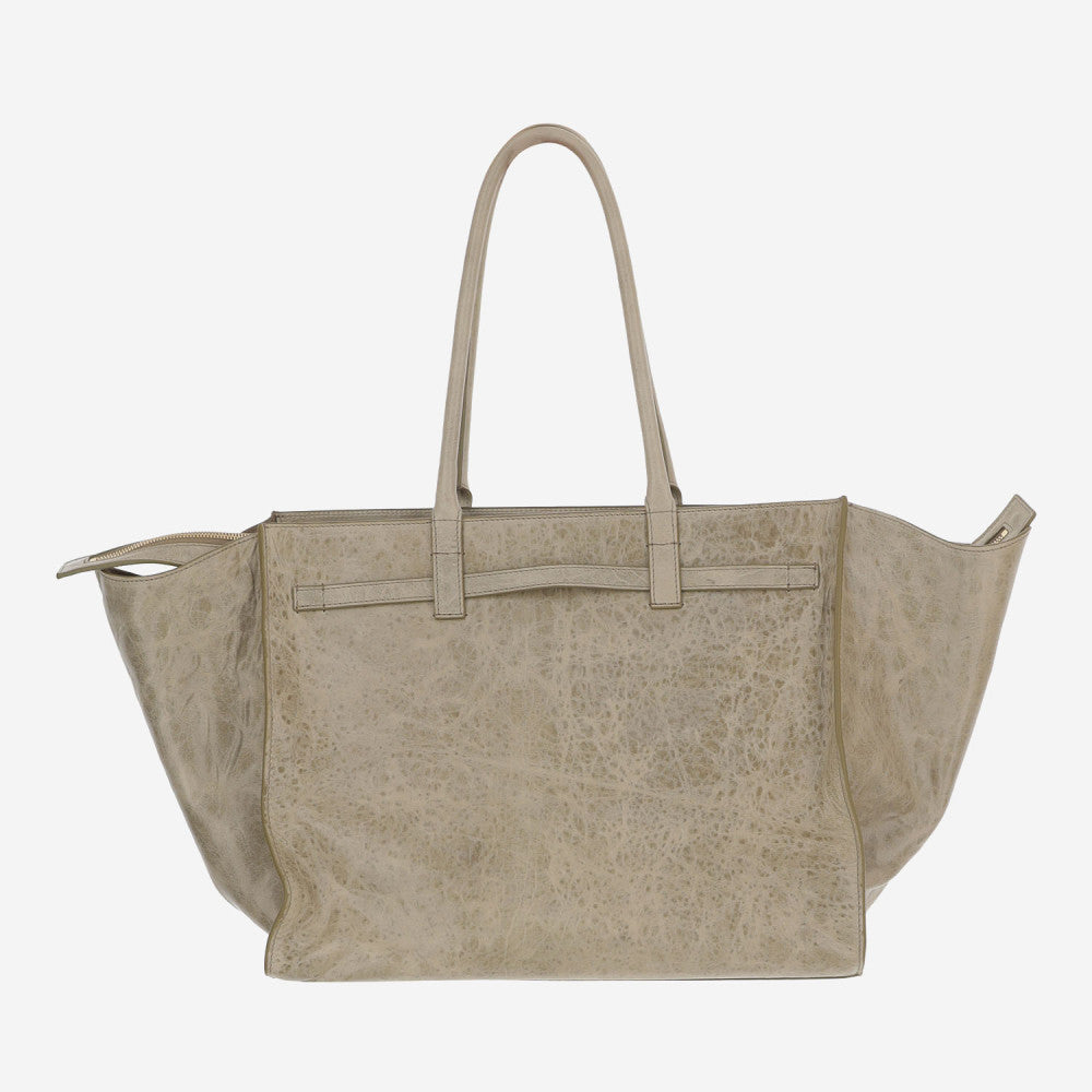Beige La Petite Top Zip Tote 3