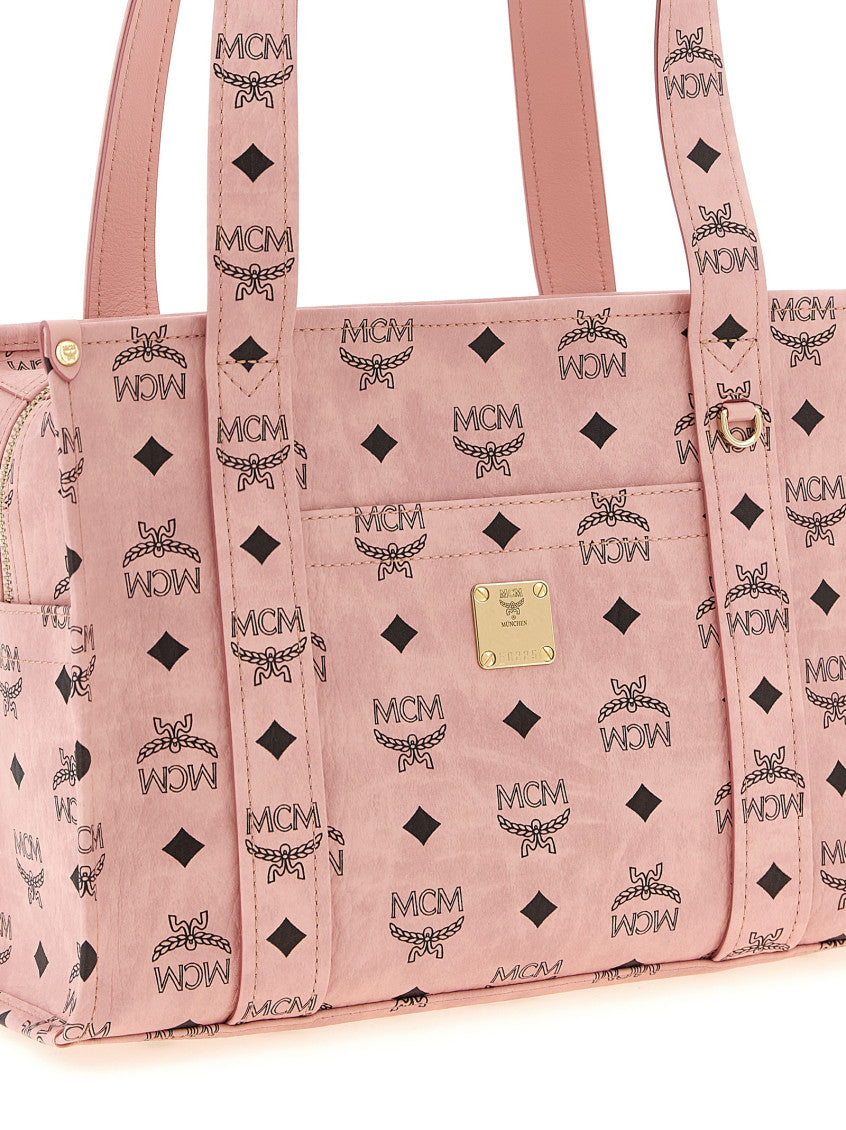 Pink Aren Top Zip Tote 3
