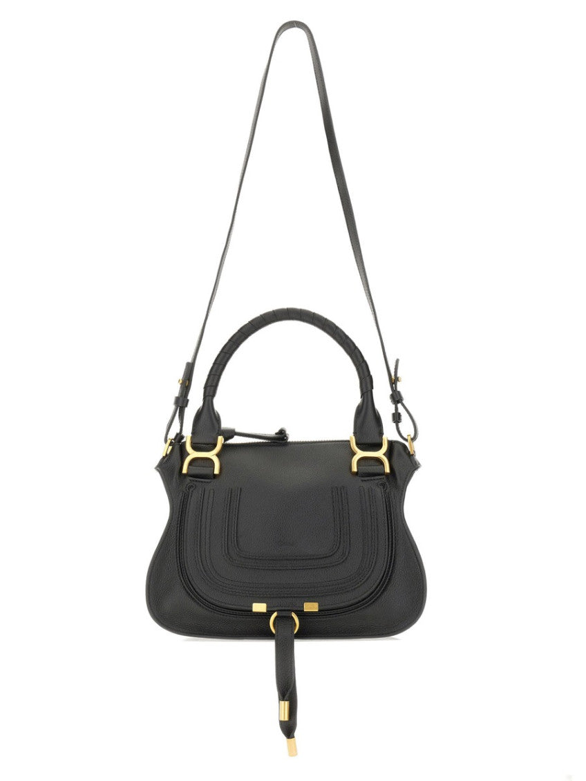 Black Marcie Top Zip Small Tote 2