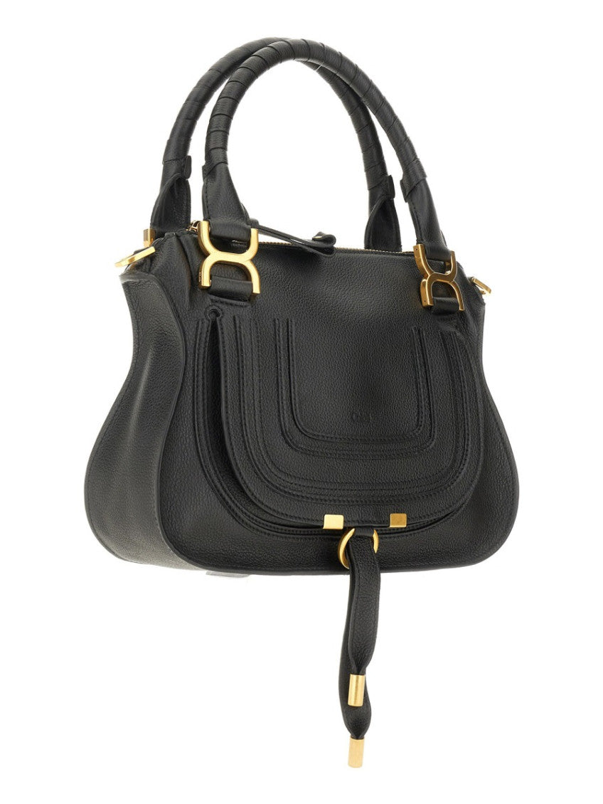 Black Marcie Top Zip Small Tote 4