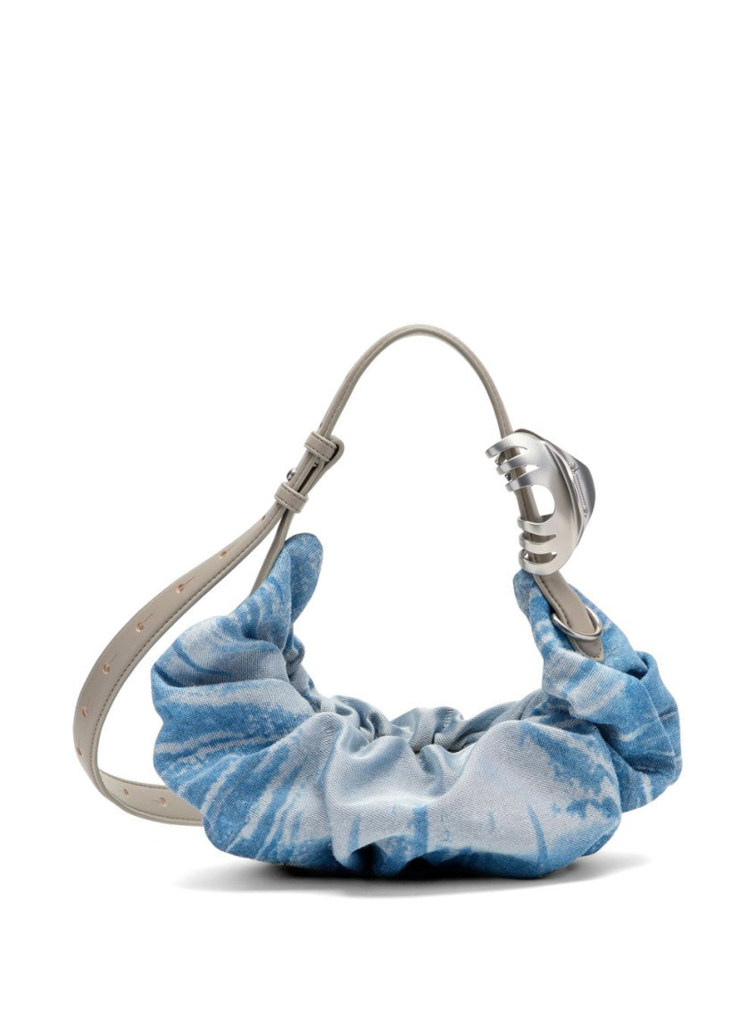 Blue Grab-D-Small Scrunched Hobo 2