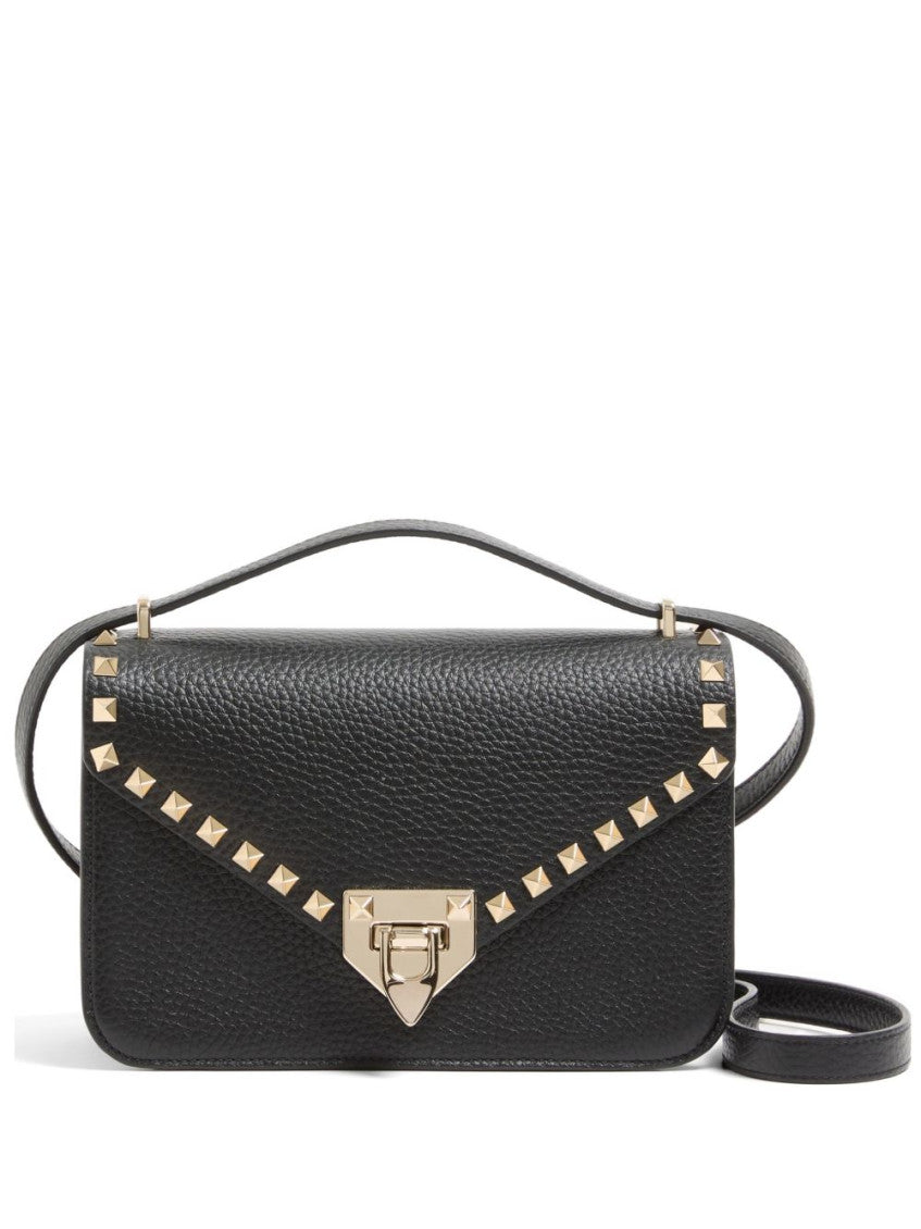 Black Rockstud Small Shoulder Bag 1