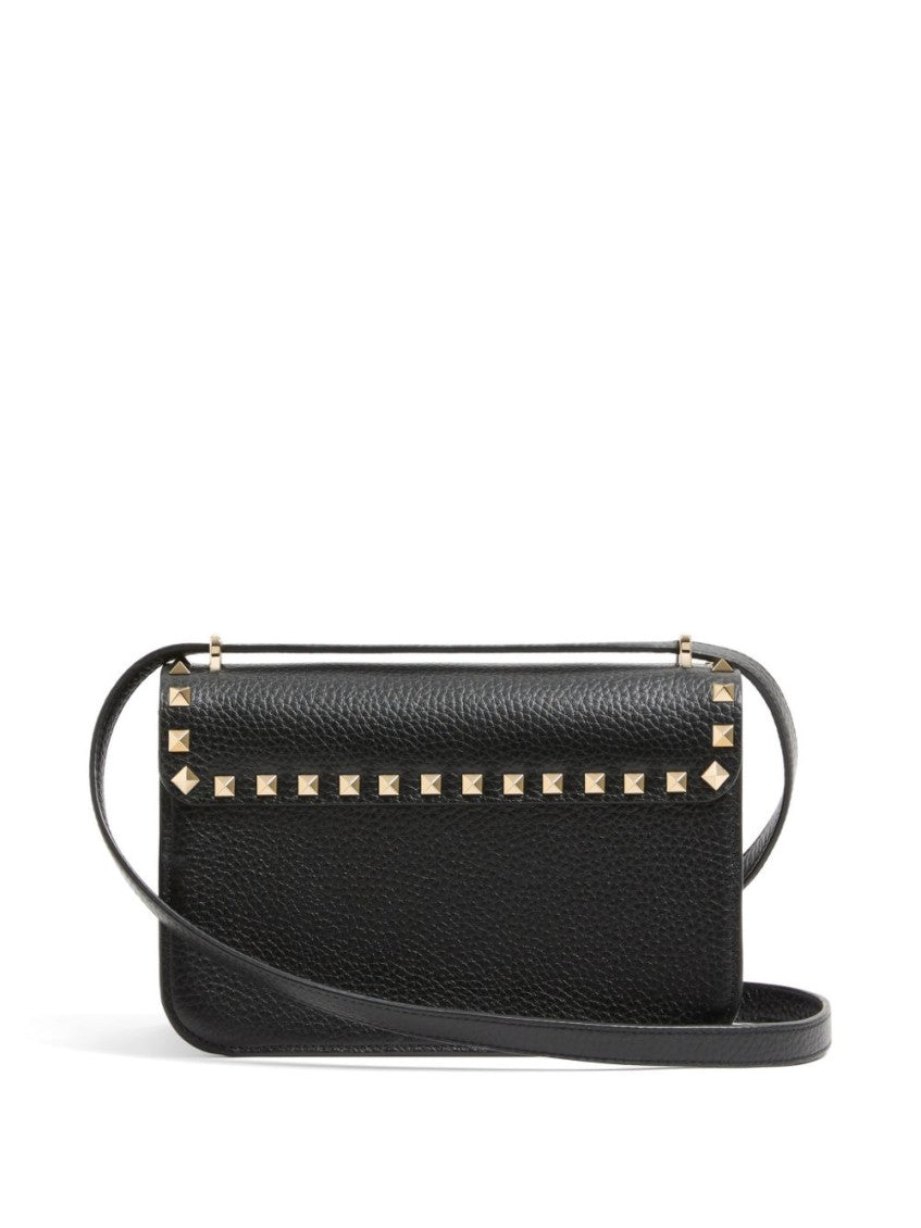 Black Rockstud Small Shoulder Bag 2