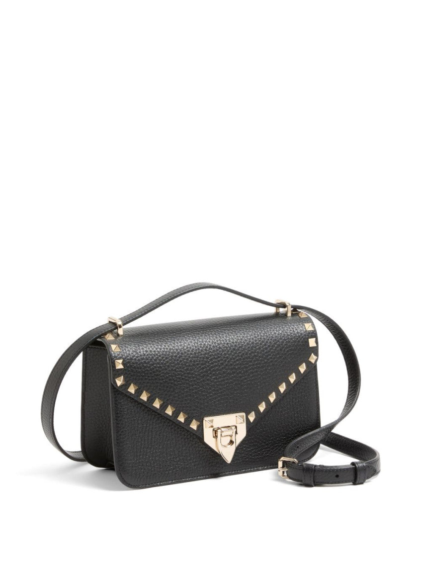 Black Rockstud Small Shoulder Bag 3