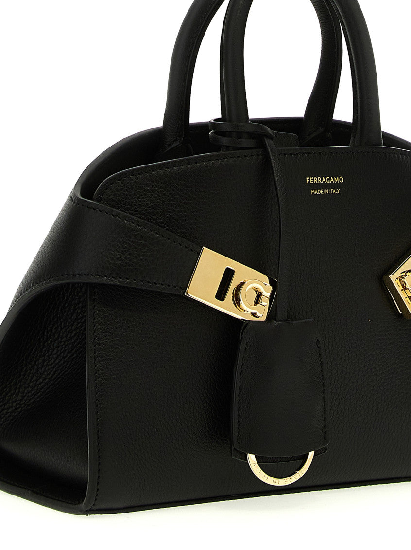 Black 'Hug Mini' Satchel Handbag 3