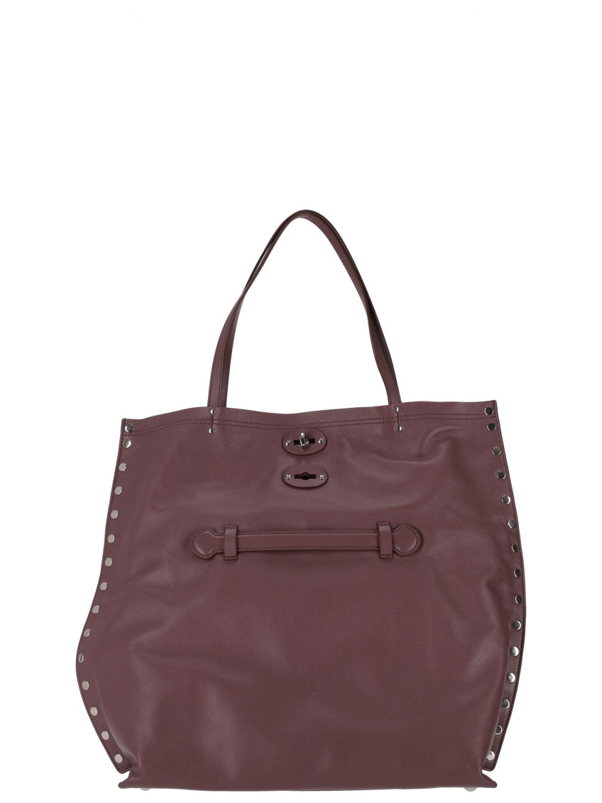 Dark Purple A' Spasso Tote 1