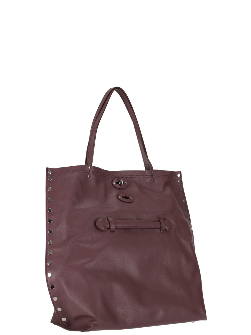Dark Purple A' Spasso Tote 2