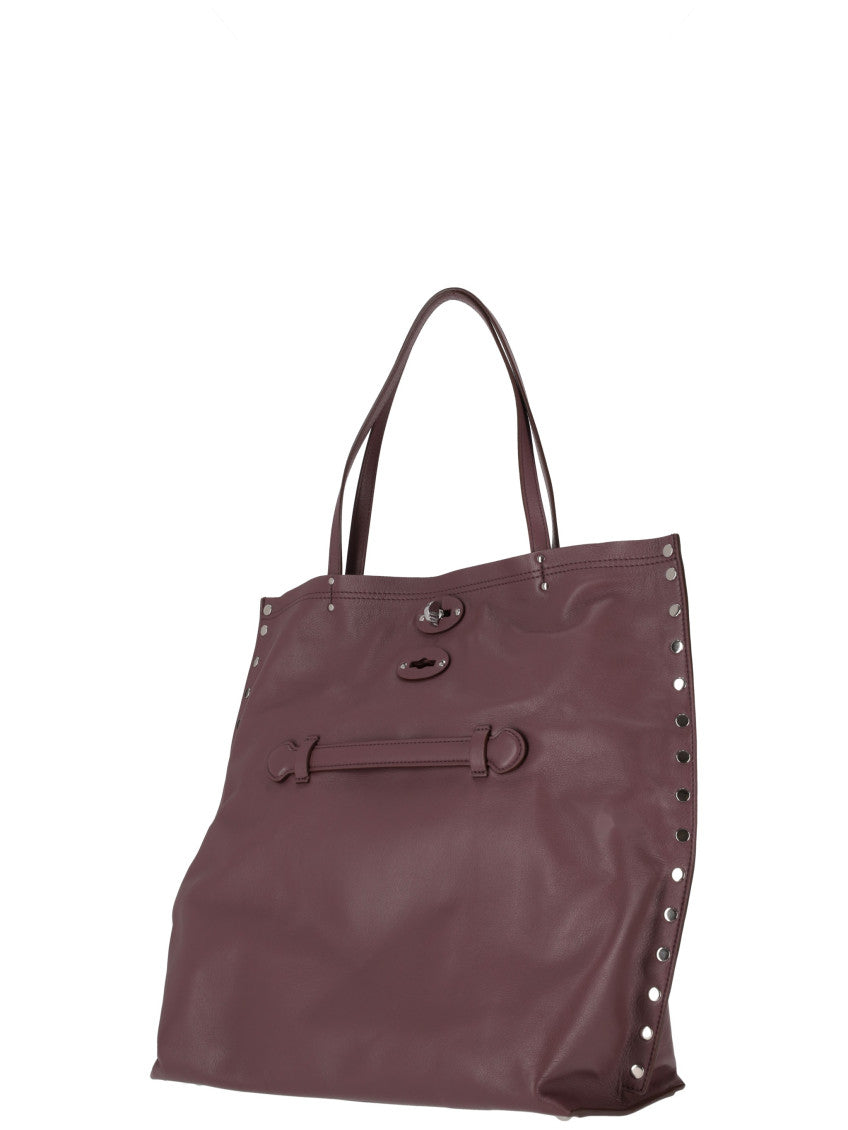 Dark Purple A' Spasso Tote 3