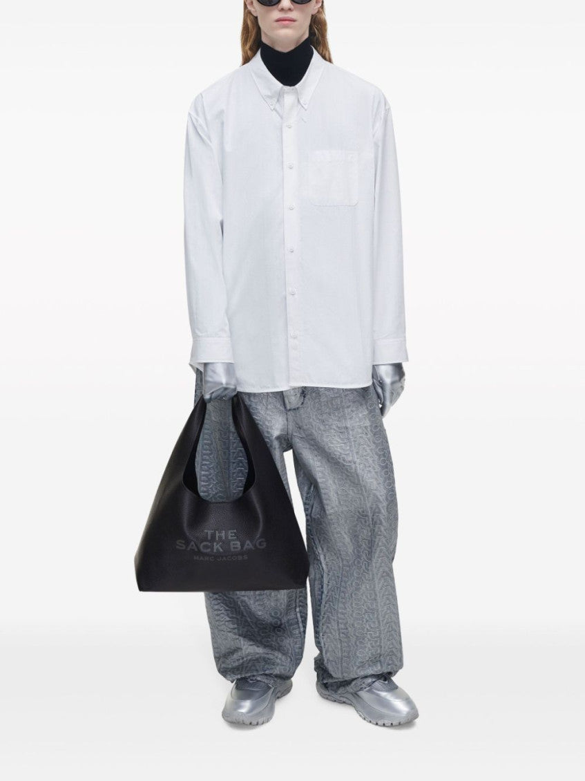 Black 'The Sack' Shoulder  Bag 6