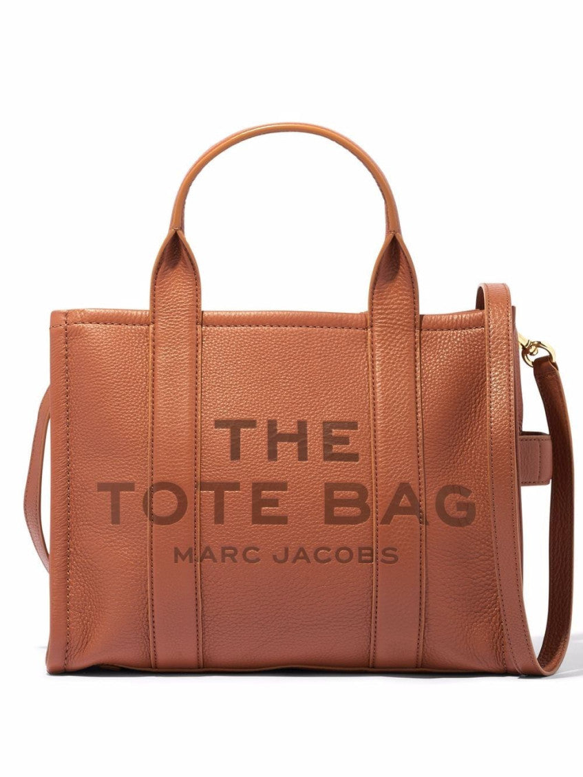 Brown The Top Zip Medium Tote 1