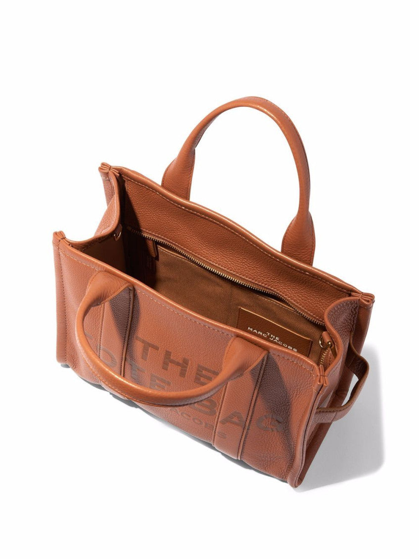 Brown The Top Zip Medium Tote 3