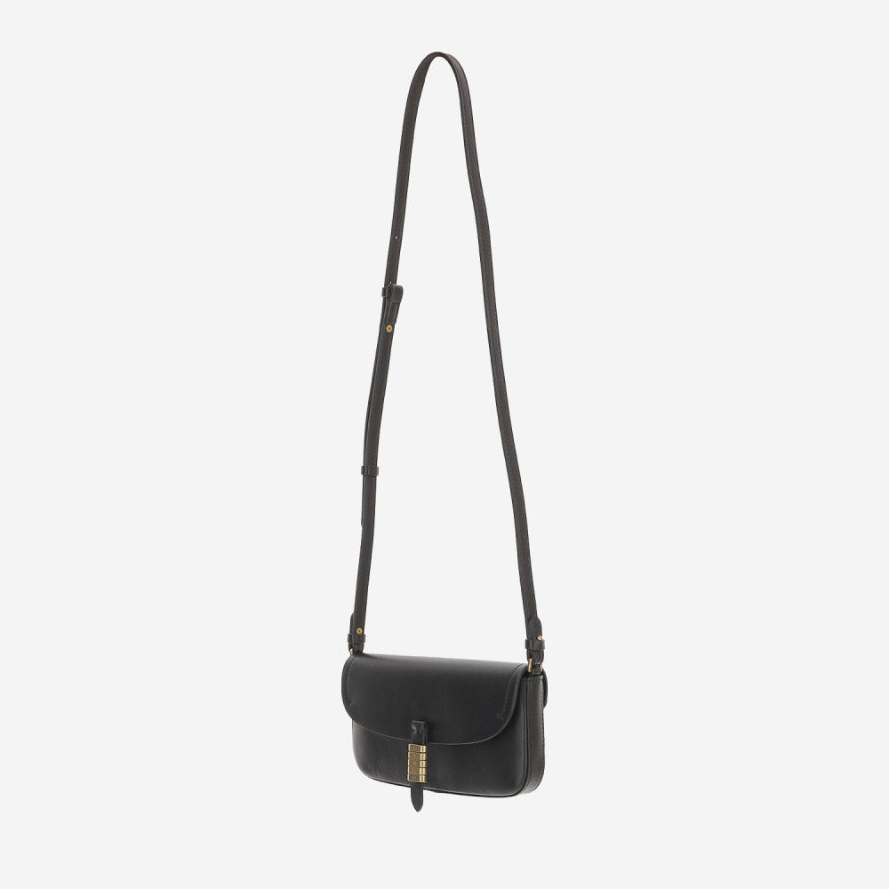 Black Saddle Shoulder Bag 2