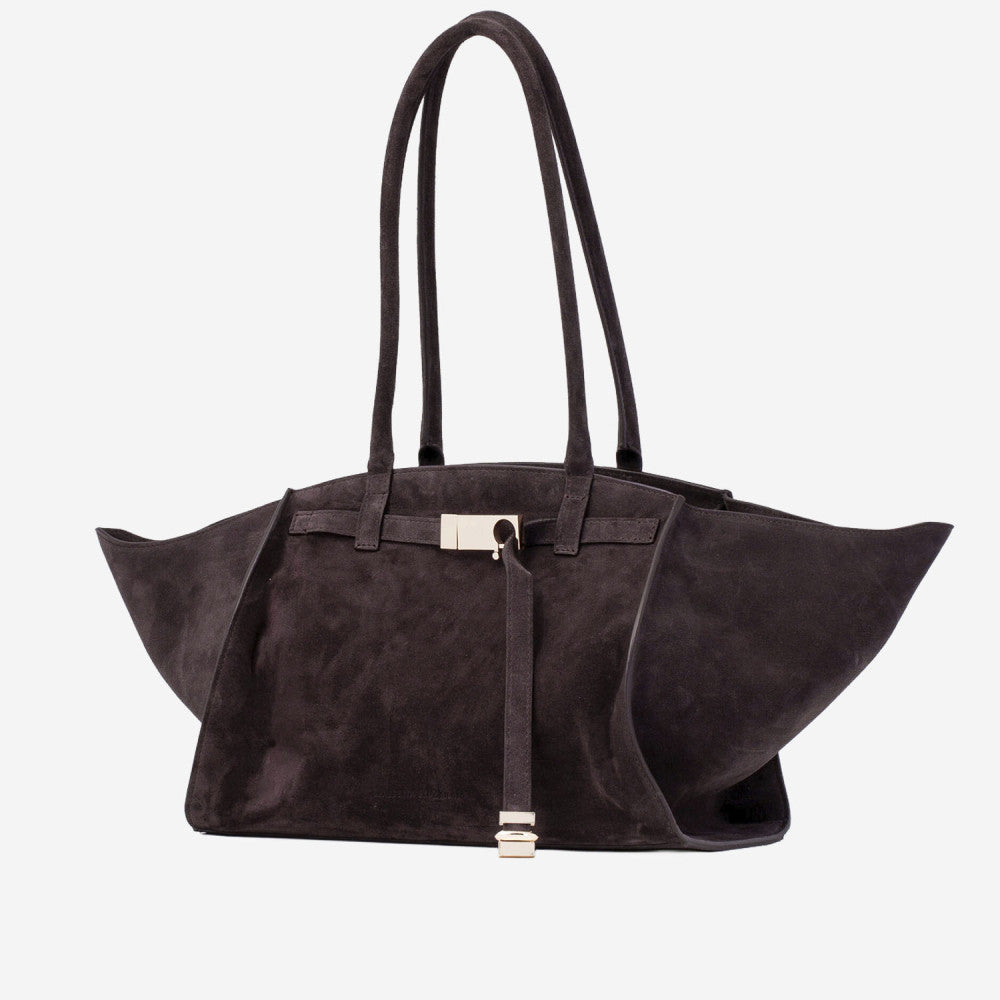 Dark Brown Mama Everyday Top Zip Tote 2