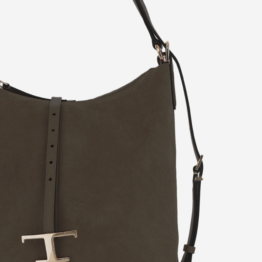 Brown T Timeless Shoulder Bag 4