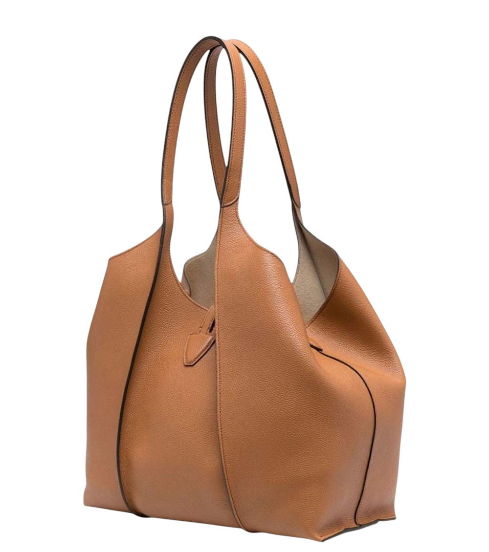 Brown T Timeless Small Tote 2