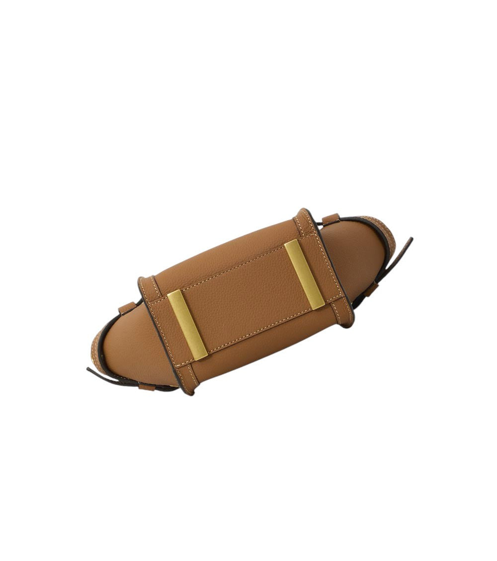 Brown T Signature Mini Tote 3