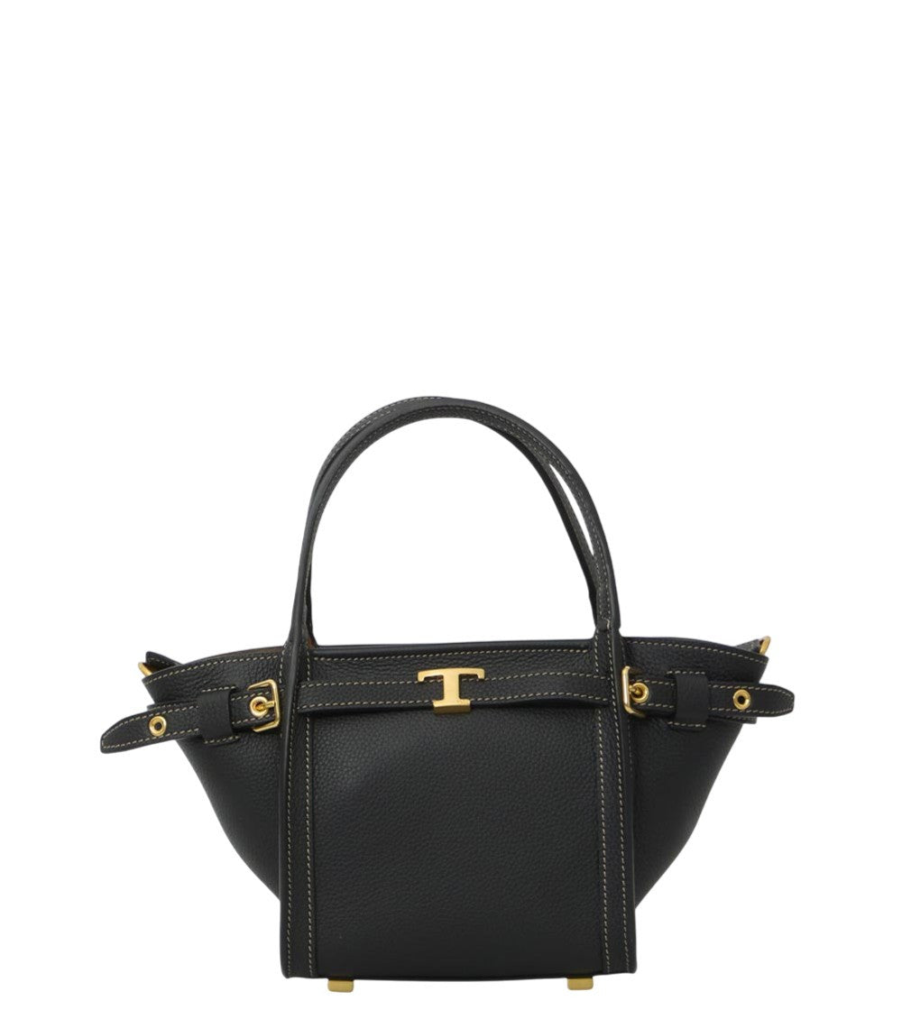 Black T Signature Mini Tote 1
