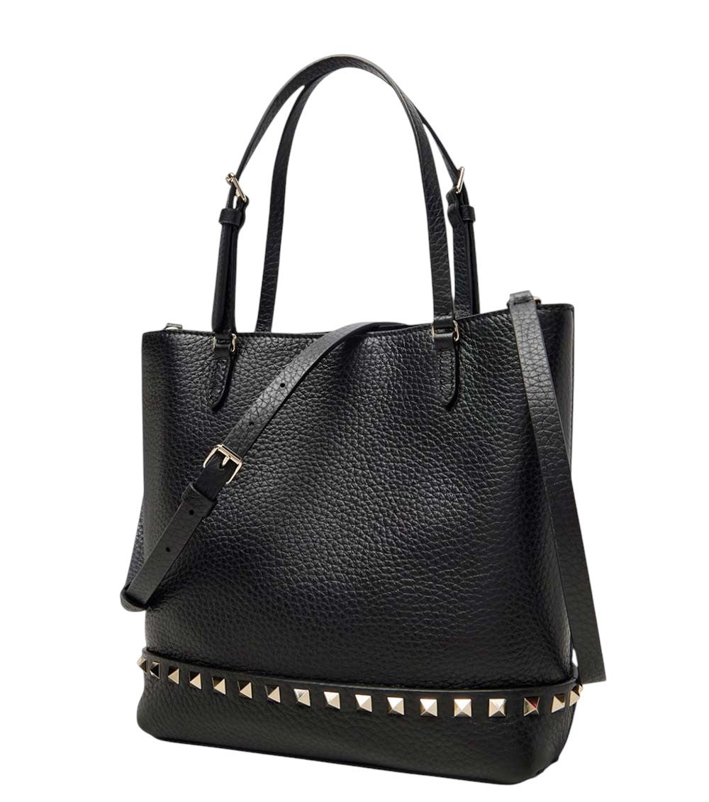 Black Rockstud Small Tote 2