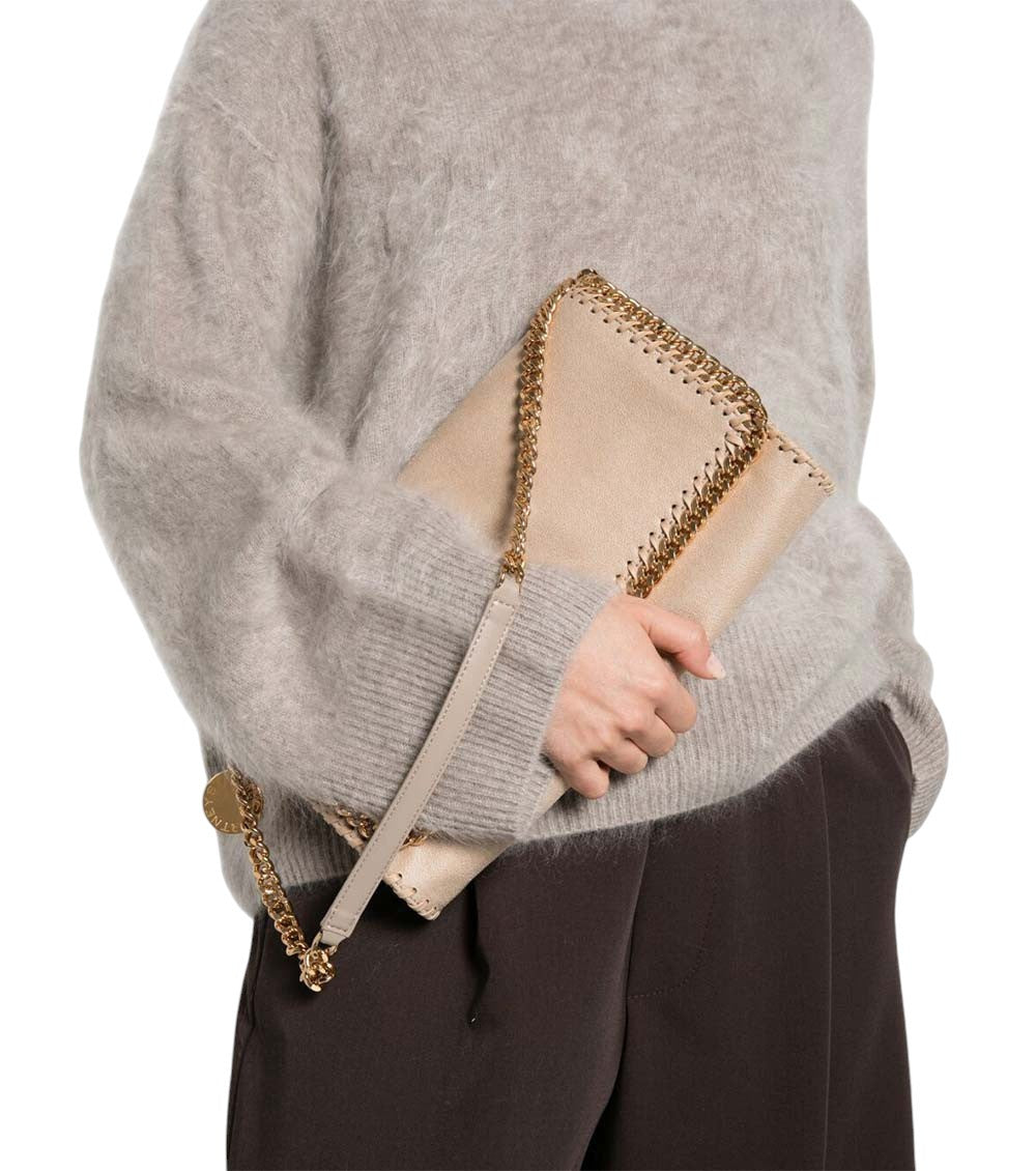 Beige Falabella Large Shoulder Bag 4