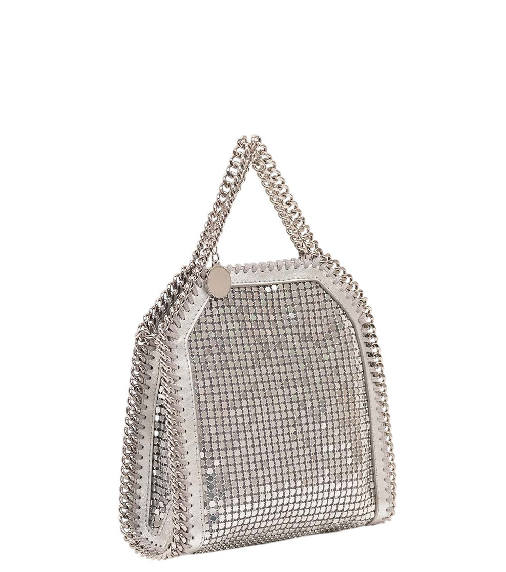 Silver Falabella Chainmail Tiny Tote 3