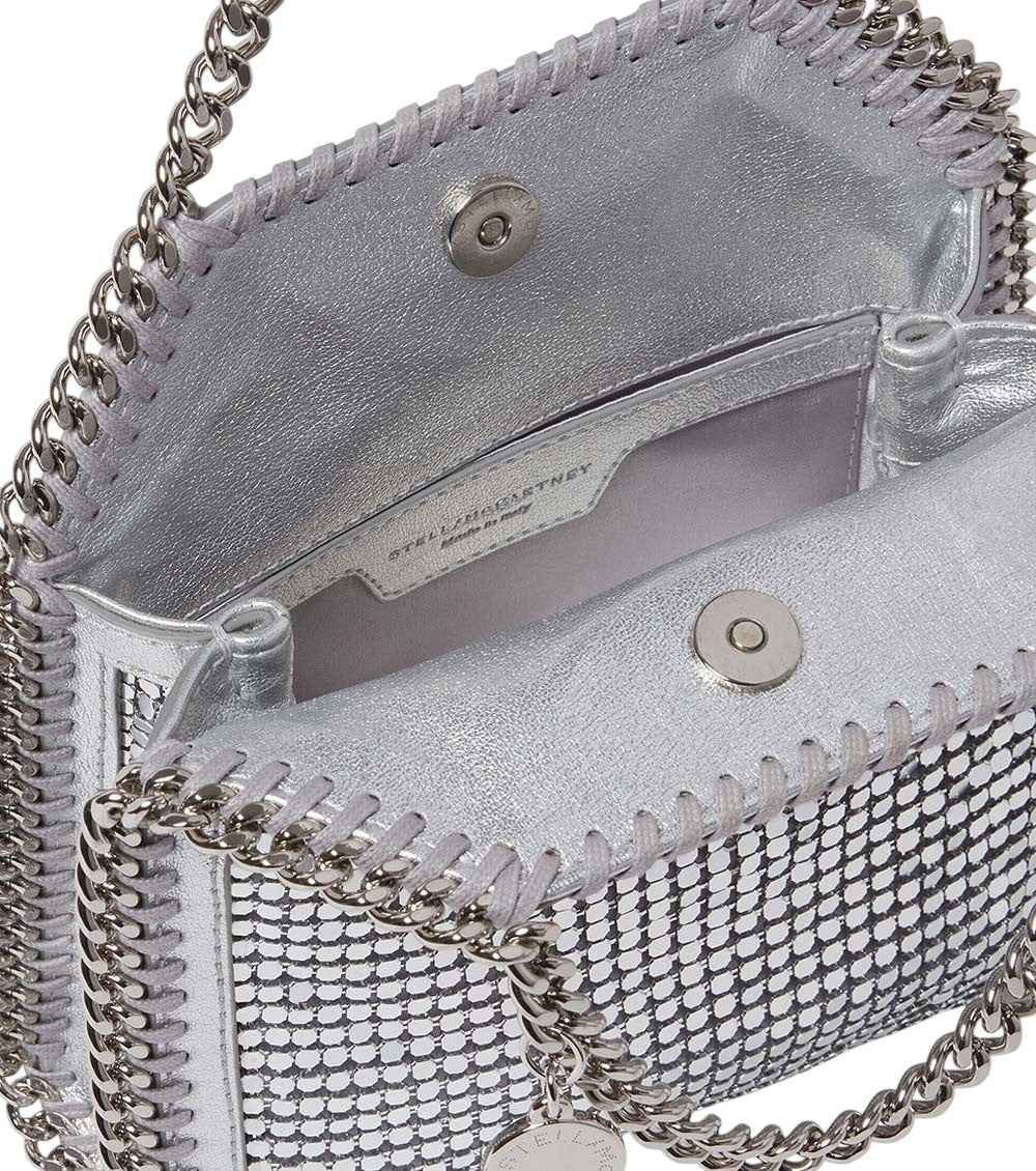 Silver Falabella Chainmail Tiny Tote 5