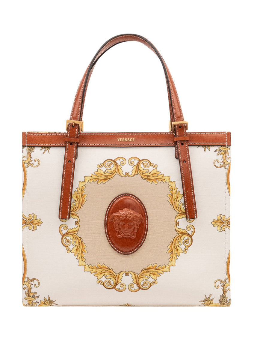 White Riviere Printed Large Tote 1