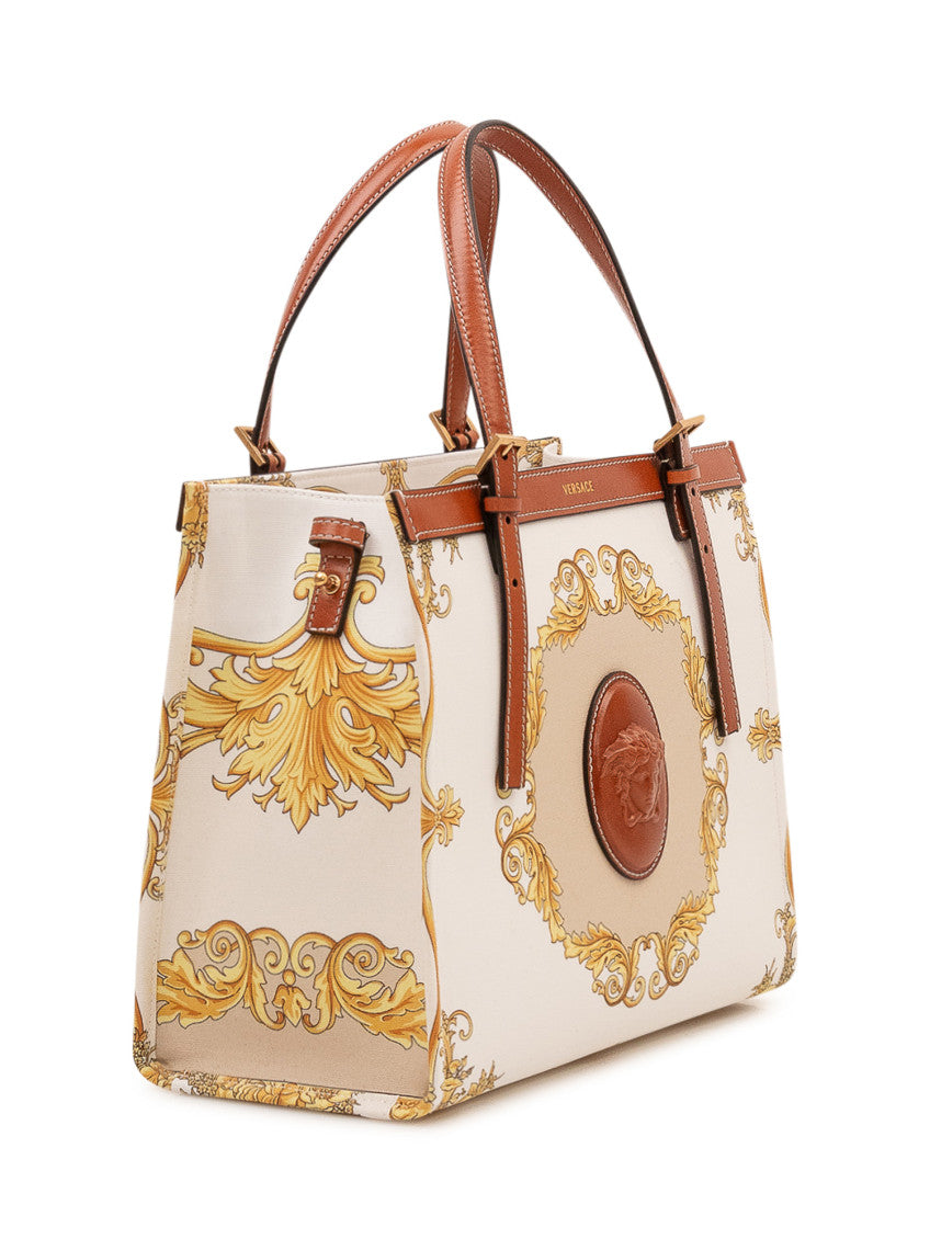 White Riviere Printed Large Tote 3