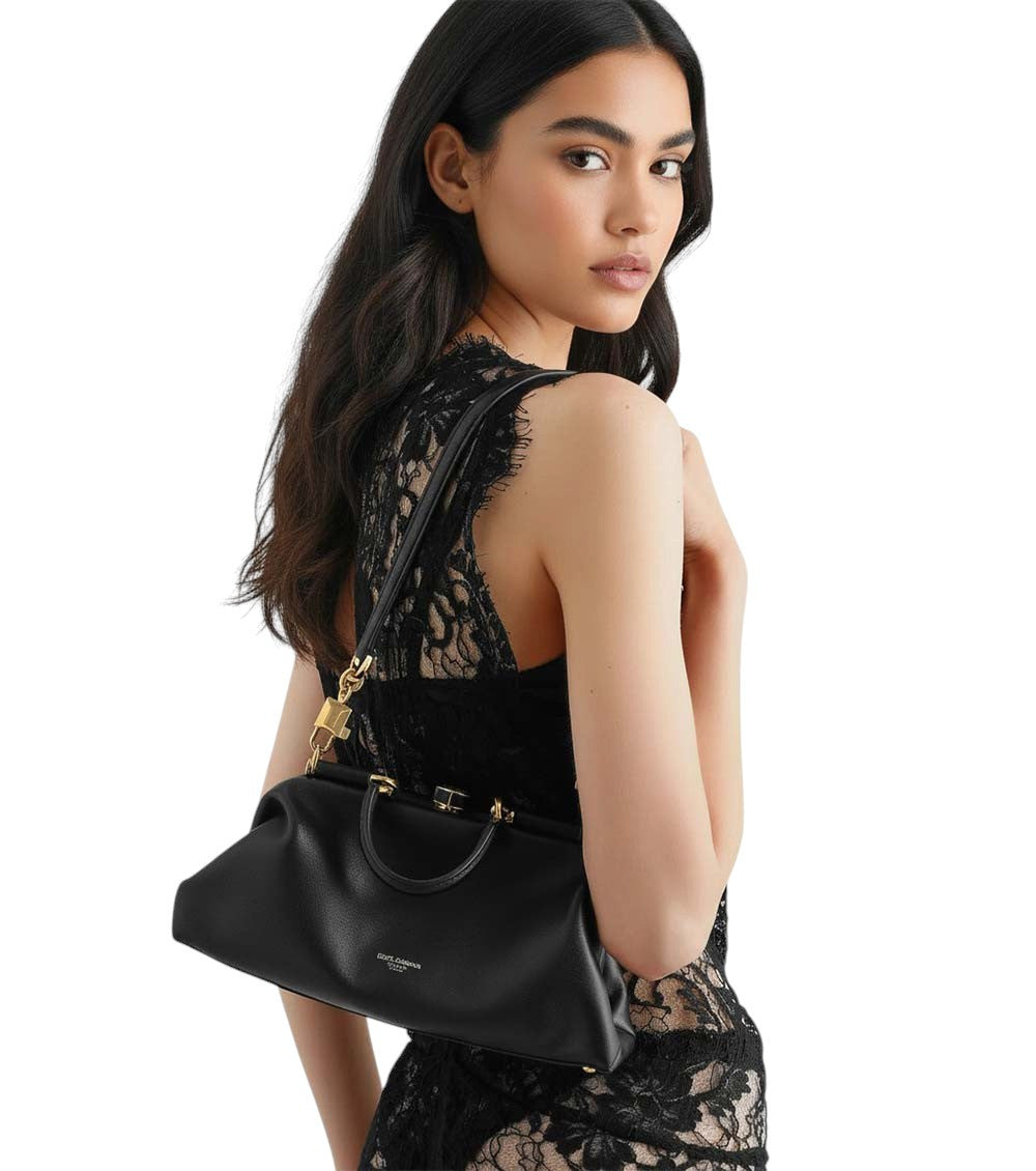 Black Grandma Medium Satchel 6