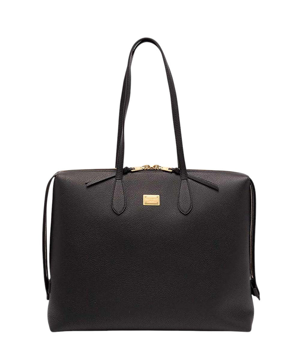 Black Vittoria Large Shoulder Bag 1