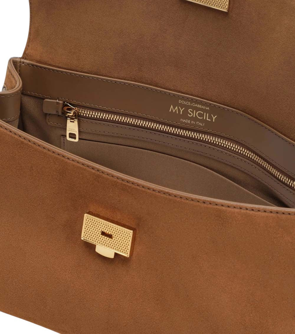 Brown My Sicily Medium Satchel 4