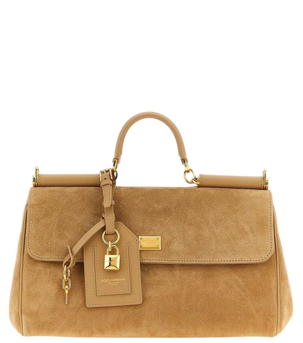 Beige My Sicily Medium Satchel 1