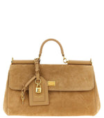 Beige My Sicily Medium Satchel 1