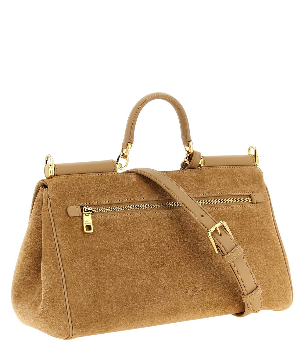 Beige My Sicily Medium Satchel 2