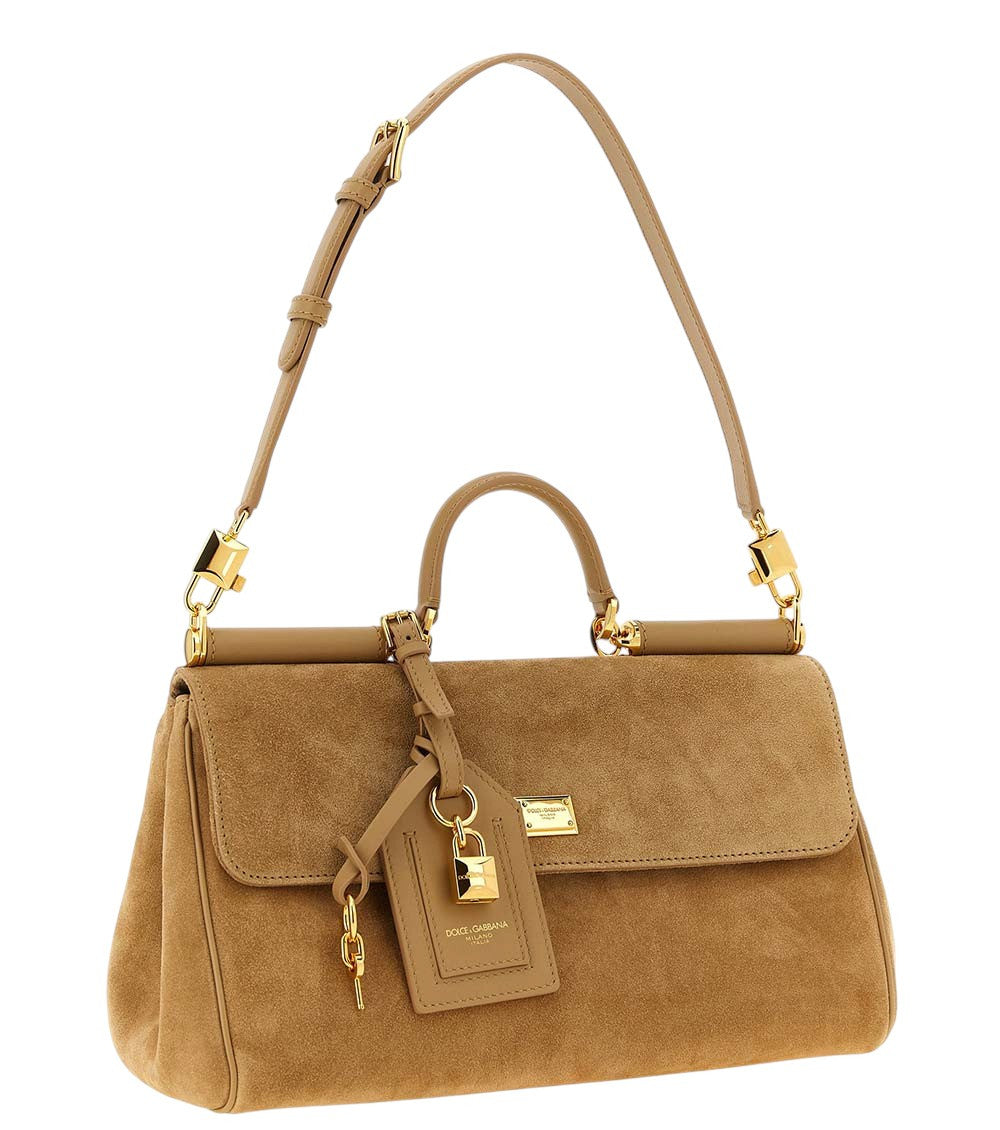 Beige My Sicily Medium Satchel 3