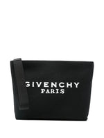 Black Logo Lettering Small Clutch 1