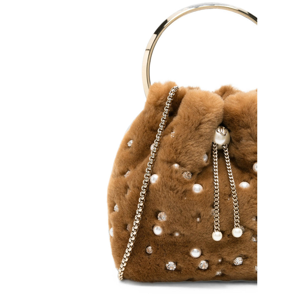Toffee Pearls Mini Bucket Bag 4